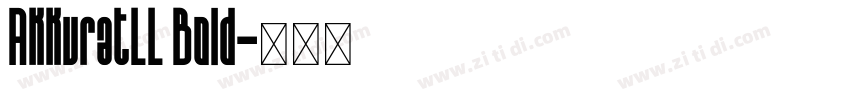 AkkuratLL Bold字体转换